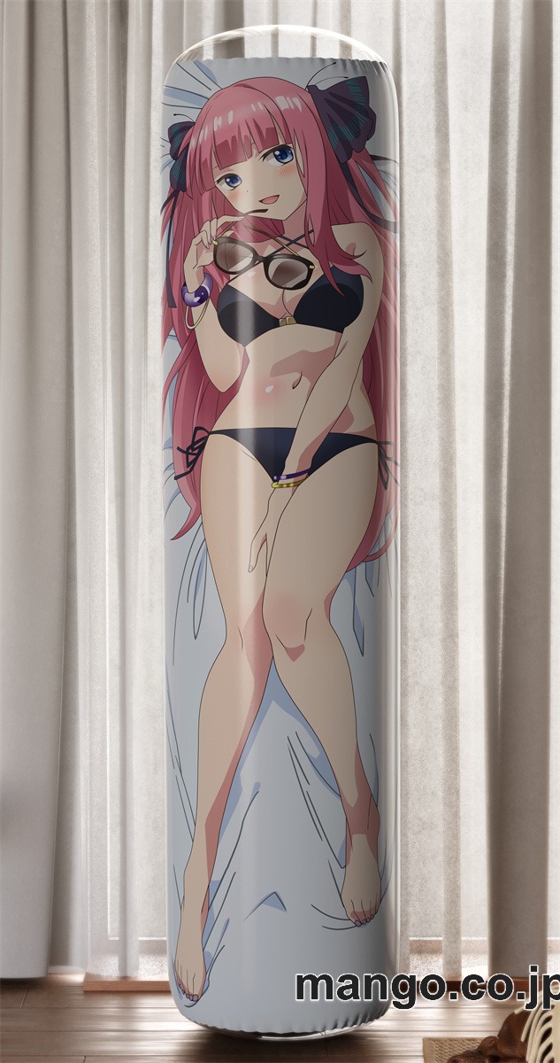 【おきあがりこぼし】アニメ キャラクター 等身大 PVC バランスクッション【五等分の花嫁】中野二乃 PVC製 キャラクターグッズ コレクション用