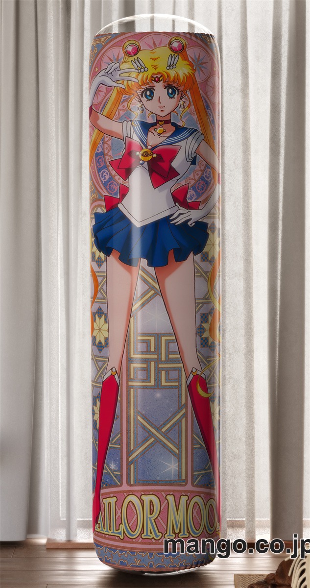 【おきあがりこぼし】アニメ キャラクター 等身大 PVC バランスクッション【美少女戦士セーラームーン】愛野美奈子&月野うさぎ PVC製 キャラクターグッズ コレクション用 2