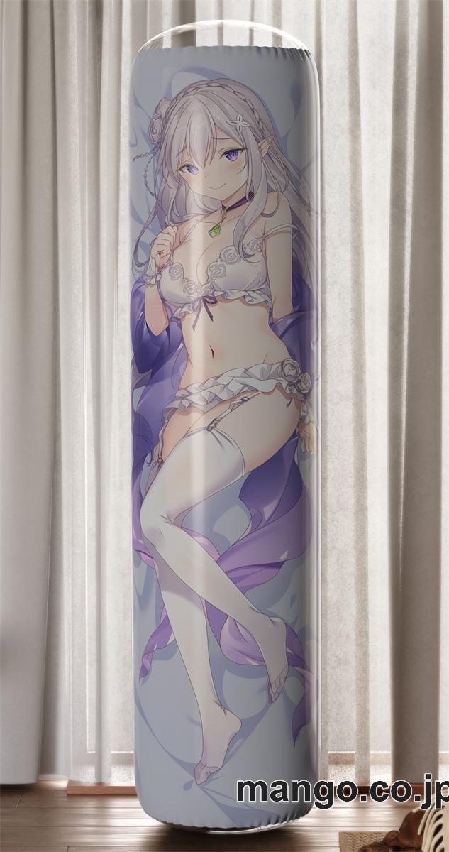 【おきあがりこぼし】アニメ キャラクター 等身大 PVC バランスクッション【Re：ゼロから始める異世界生活】エミリア PVC製 キャラクターグッズ コレクション用