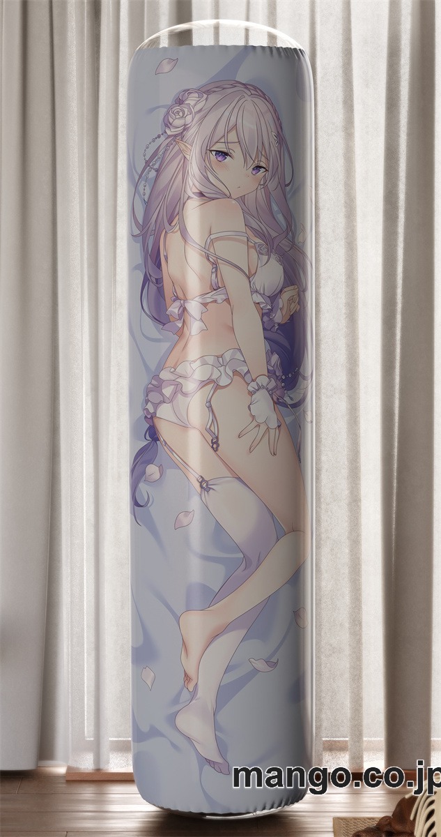 【おきあがりこぼし】アニメ キャラクター 等身大 PVC バランスクッション【Re：ゼロから始める異世界生活】エミリア PVC製 キャラクターグッズ コレクション用 2