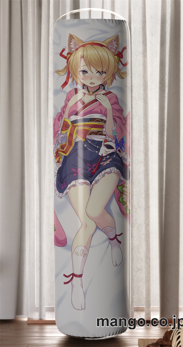 【おきあがりこぼし】アニメ キャラクター 等身大 PVC バランスクッション【バーチャルYoutuber】猫房みけ PVC製 キャラクターグッズ コレクション用