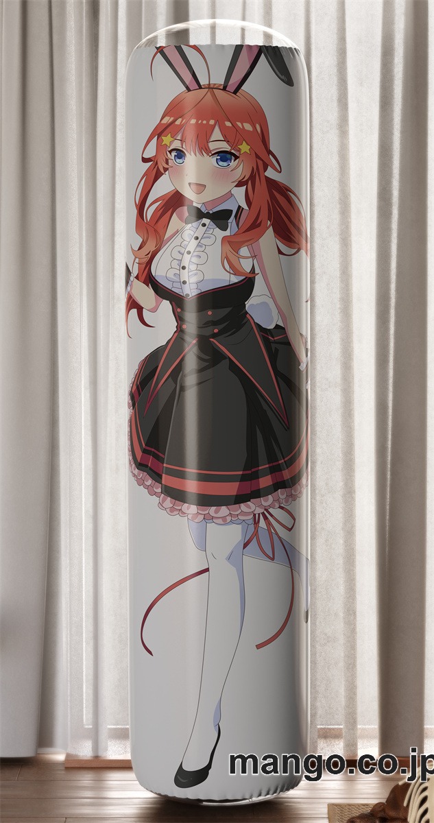 【おきあがりこぼし】アニメ キャラクター 等身大 PVC バランスクッション【五等分の花嫁】バニーガール 中野五月 PVC製 キャラクターグッズ コレクション用 2