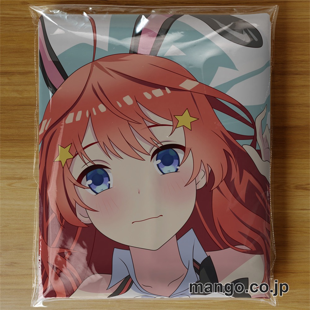 【おきあがりこぼし】アニメ キャラクター 等身大 PVC バランスクッション【五等分の花嫁】バニーガール 中野五月 PVC製 キャラクターグッズ コレクション用 3