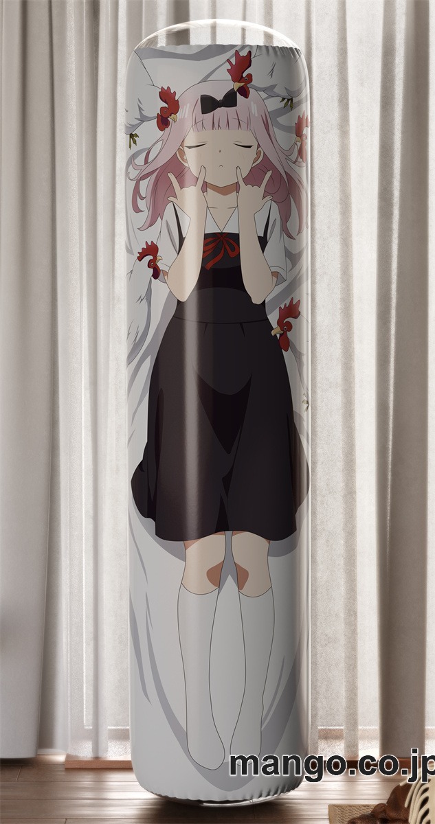 【おきあがりこぼし】アニメ キャラクター 等身大 PVC バランスクッション【かぐや様は告らせたい】藤原千花 PVC製 キャラクターグッズ コレクション用