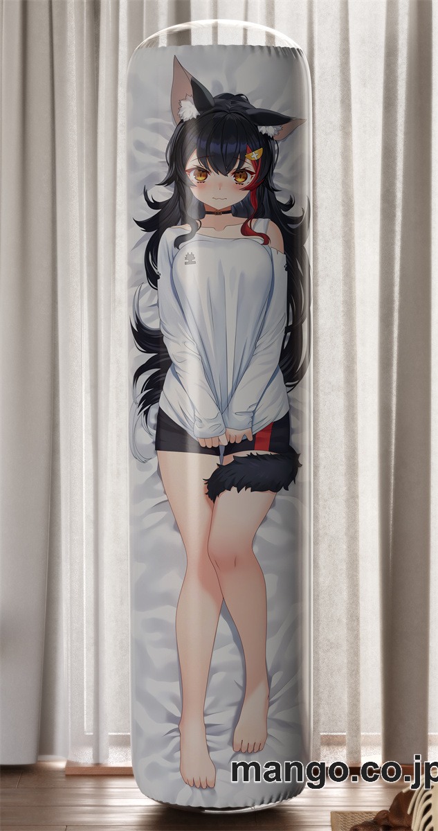 【おきあがりこぼし】アニメ キャラクター 等身大 PVC バランスクッション【バーチャルYoutuber】大神ミオ PVC製 キャラクターグッズ コレクション用