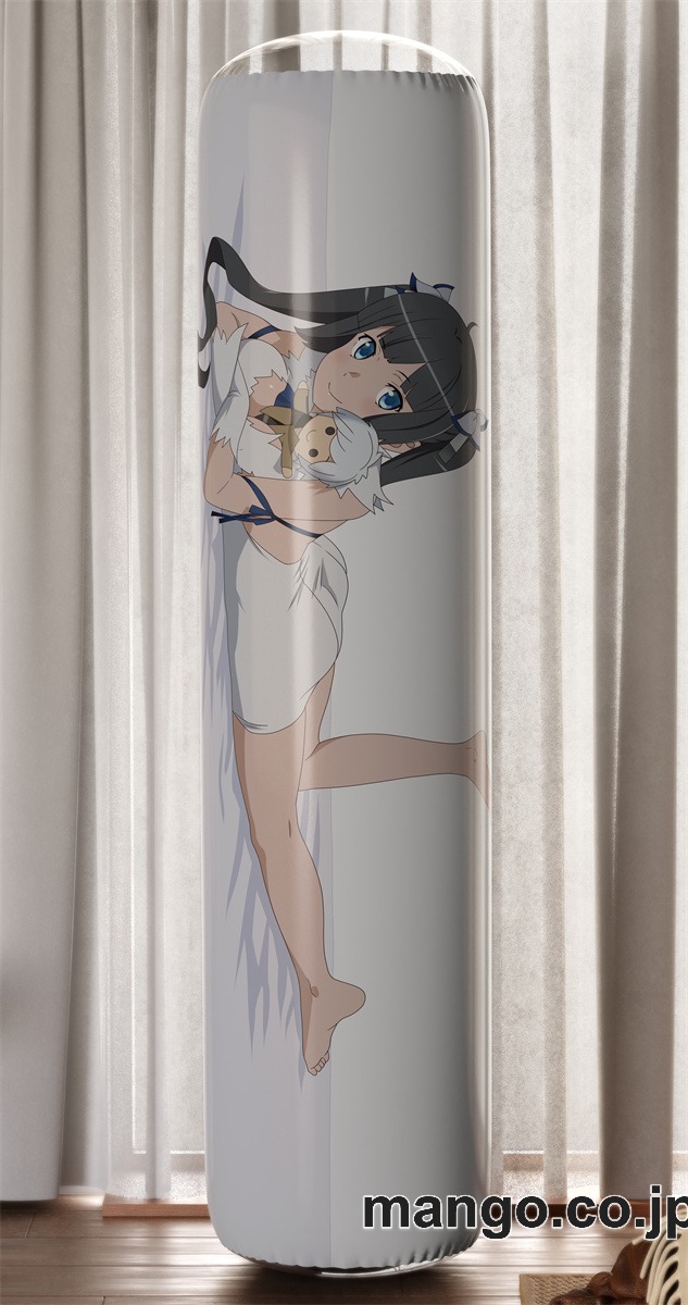 【おきあがりこぼし】アニメ キャラクター 等身大 PVC バランスクッション【ダンジョンに出会いを求めるのは間違っているだろうか】ヘスティア PVC製 キャラクターグッズ コレクション用