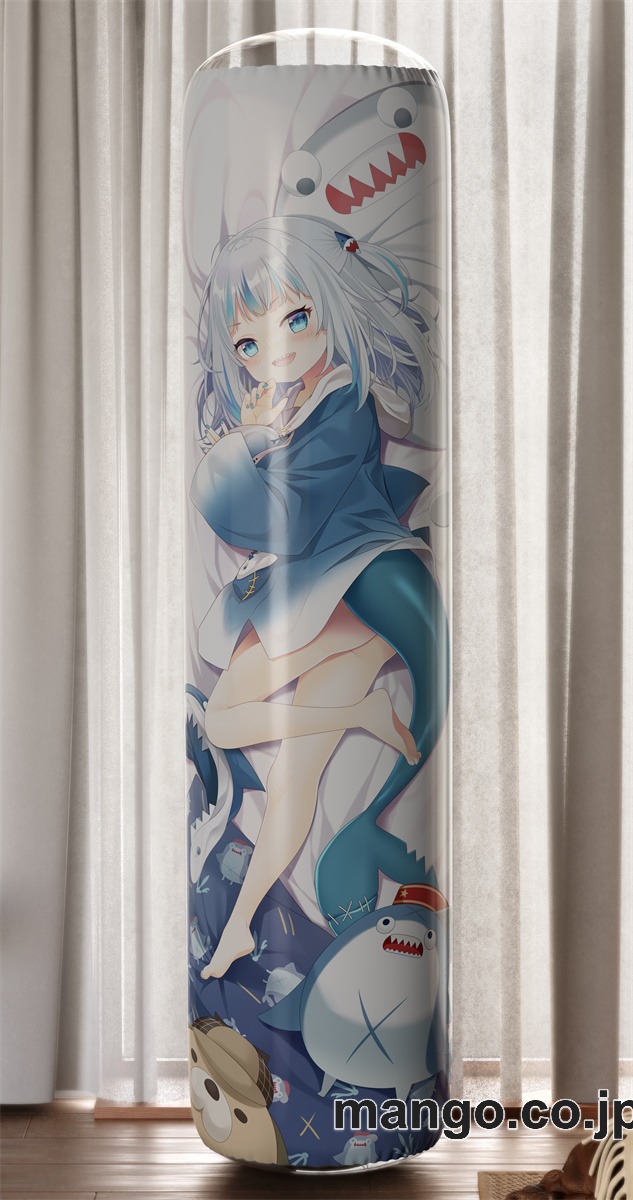 【おきあがりこぼし】アニメ キャラクター 等身大 PVC バランスクッション【バーチャルYoutuber】がうるぐら01 PVC製 キャラクターグッズ コレクション用 2