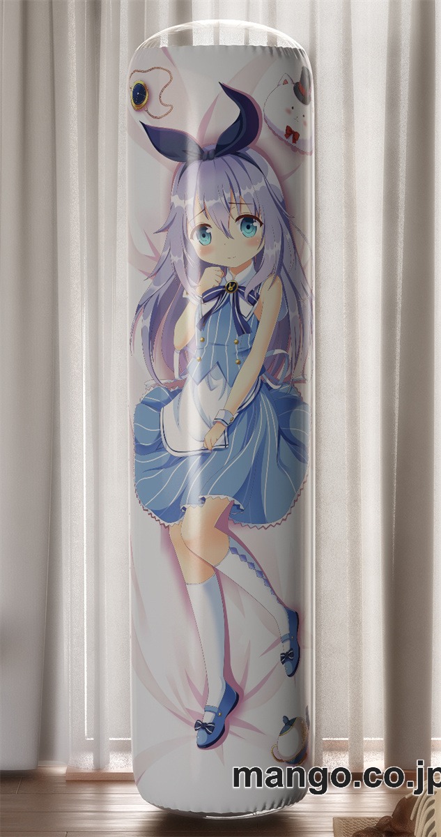 【おきあがりこぼし】アニメ キャラクター 等身大 PVC バランスクッション【ご注文はうさぎですか？】チノ PVC製 キャラクターグッズ コレクション用