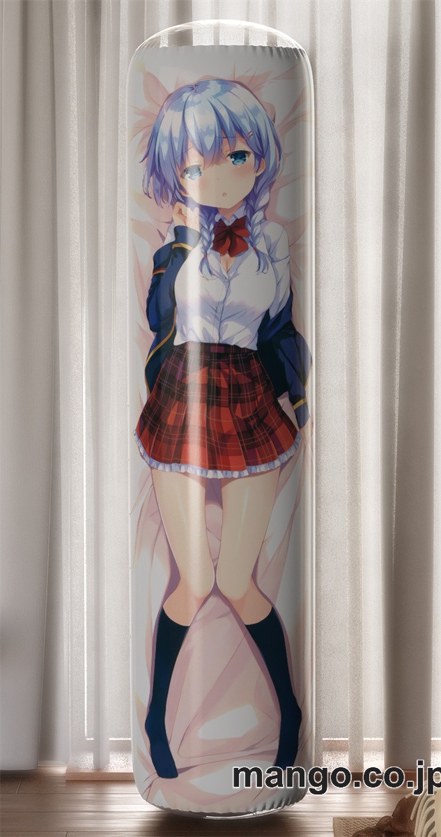 【おきあがりこぼし】アニメ キャラクター 等身大 PVC バランスクッション【ガールフレンド（仮）】村上文緒 PVC製 キャラクターグッズ コレクション用