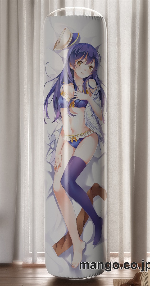 【おきあがりこぼし】アニメ キャラクター 等身大 PVC バランスクッション【ラブライブ!】School idol project 園田海未 PVC製 キャラクターグッズ コレクション用 2