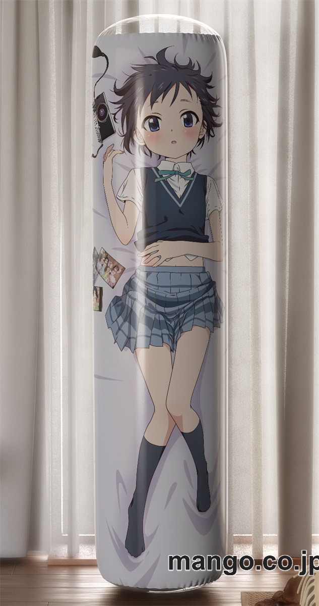 【おきあがりこぼし】アニメ キャラクター 等身大 PVC バランスクッション【ヤマノススメ】ほのか PVC製 キャラクターグッズ コレクション用 2
