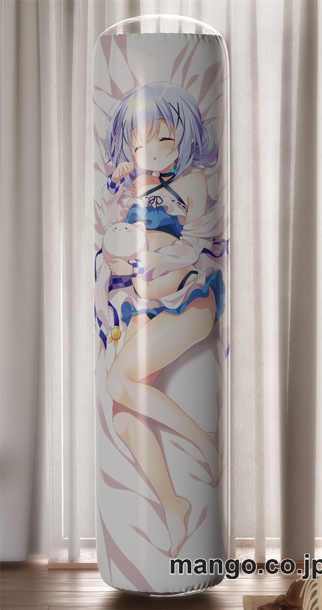 【おきあがりこぼし】アニメ キャラクター 等身大 PVC バランスクッション【ご注文はうさぎですか？】チノちゃん PVC製 キャラクターグッズ コレクション用 2