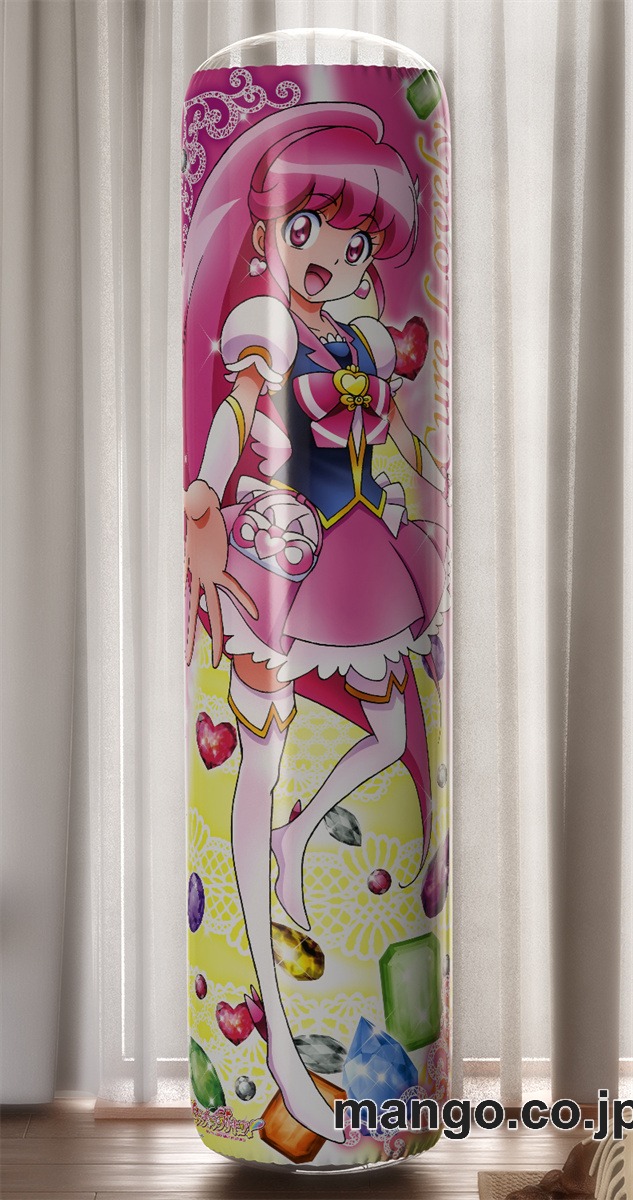【おきあがりこぼし】アニメ キャラクター 等身大 PVC バランスクッションハピネスチャージプリキュア！愛乃めぐみ&白雪ひめ PVC製 キャラクターグッズ コレクション用
