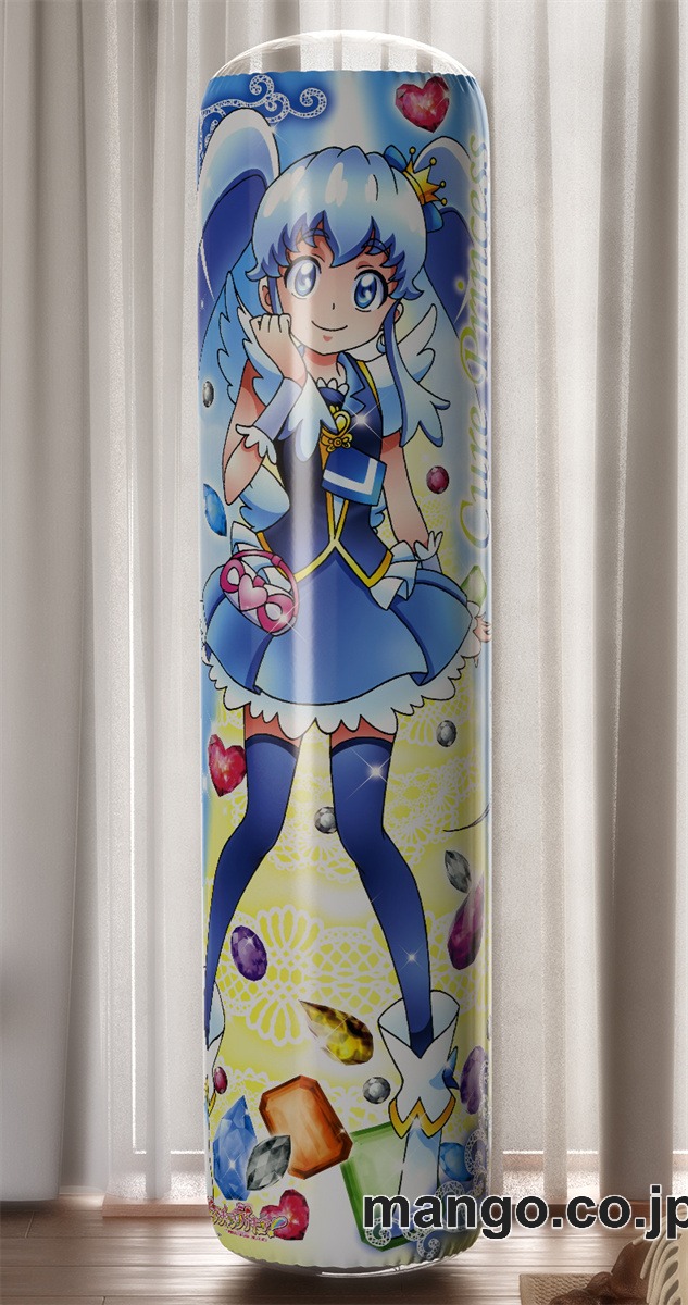 【おきあがりこぼし】アニメ キャラクター 等身大 PVC バランスクッションハピネスチャージプリキュア！愛乃めぐみ&白雪ひめ PVC製 キャラクターグッズ コレクション用 2