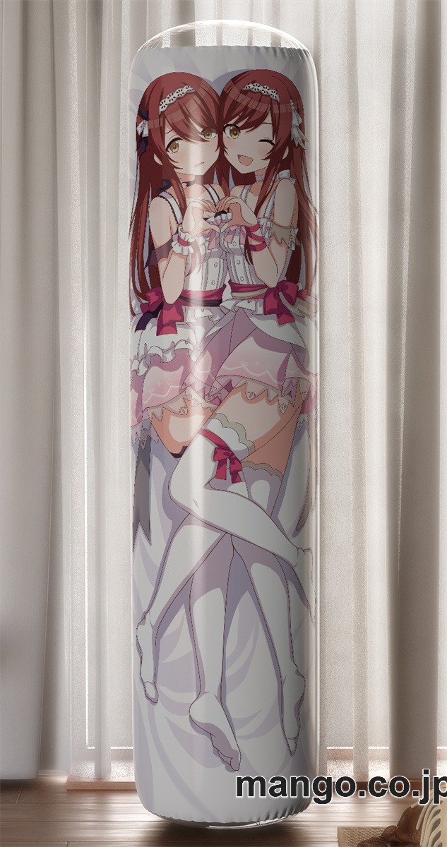 【おきあがりこぼし】アニメ キャラクター 等身大 PVC バランスクッション【アイドルマスター シャイニーカラーズ】大崎甘奈 大崎甜花 PVC製 キャラクターグッズ コレクション用 2