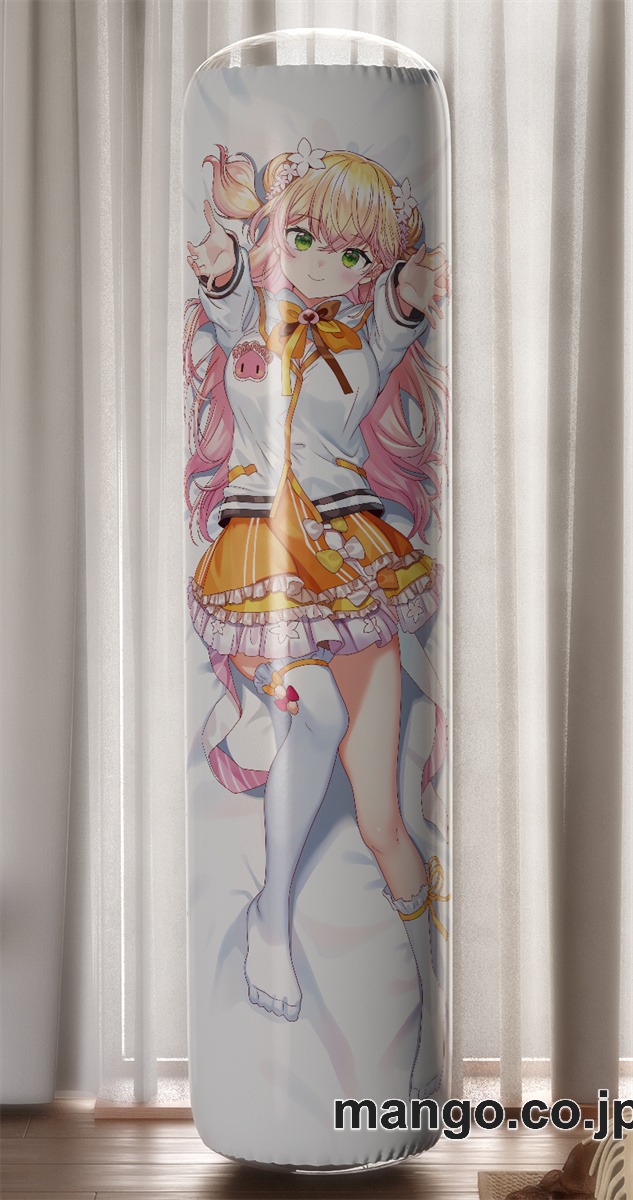 【おきあがりこぼし】アニメ キャラクター 等身大 PVC バランスクッション【バーチャルYoutuber】桃鈴ねね PVC製 キャラクターグッズ コレクション用