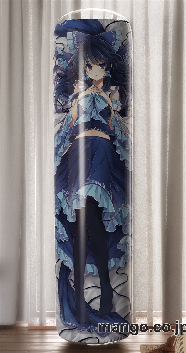 【おきあがりこぼし】アニメ キャラクター 等身大 PVC バランスクッション【東方Project】青霊夢 PVC製 キャラクターグッズ コレクション用