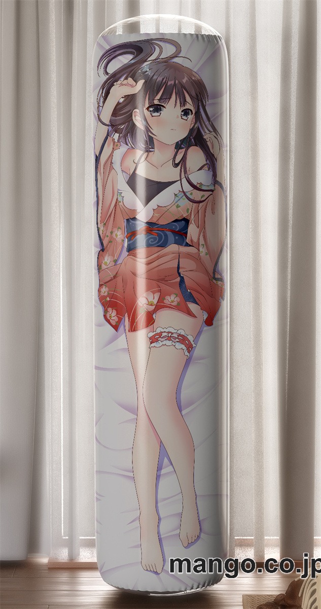 【おきあがりこぼし】アニメ キャラクター 等身大 PVC バランスクッション【銭湯カノジョ】あさひ＆千佳 PVC製 キャラクターグッズ コレクション用