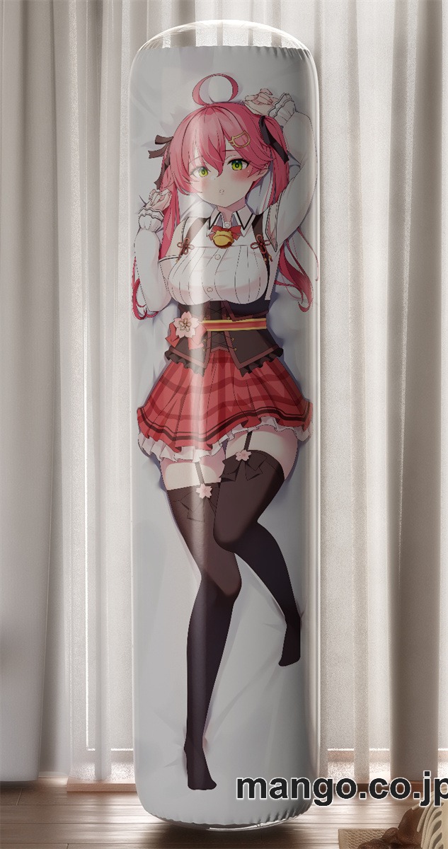 【おきあがりこぼし】アニメ キャラクター 等身大 PVC バランスクッション【バーチャルYoutuber】さくらみこ PVC製 キャラクターグッズ コレクション用