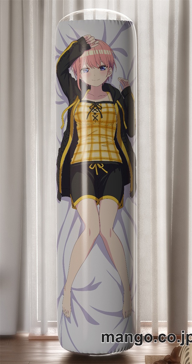 【おきあがりこぼし】アニメ キャラクター 等身大 PVC バランスクッション【五等分の花嫁】中野一花 PVC製 キャラクターグッズ コレクション用