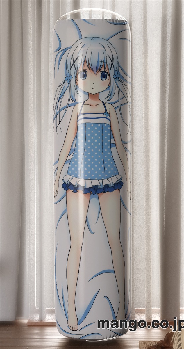 【おきあがりこぼし】アニメ キャラクター 等身大 PVC バランスクッション【ご注文はうさぎですか】チノ PVC製 キャラクターグッズ コレクション用