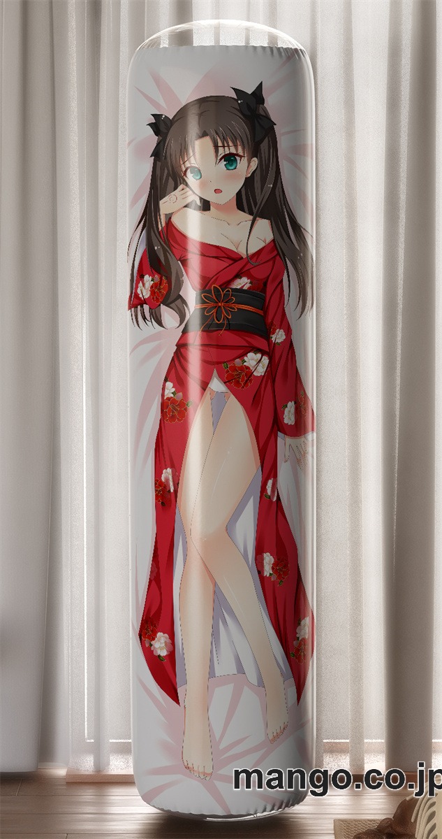 【おきあがりこぼし】アニメ キャラクター 等身大 PVC バランスクッション【Fate】stay night 遠坂 凛 PVC製 キャラクターグッズ コレクション用 2