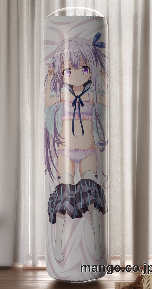【おきあがりこぼし】アニメ キャラクター 等身大 PVC バランスクッション【天使の3P！】潤 PVC製 キャラクターグッズ コレクション用