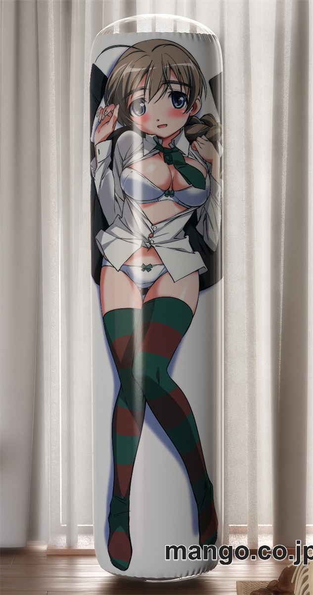 【おきあがりこぼし】アニメ キャラクター 等身大 PVC バランスクッション【ストライクウィッチーズ】リネット・ビショップ PVC製 キャラクターグッズ コレクション用