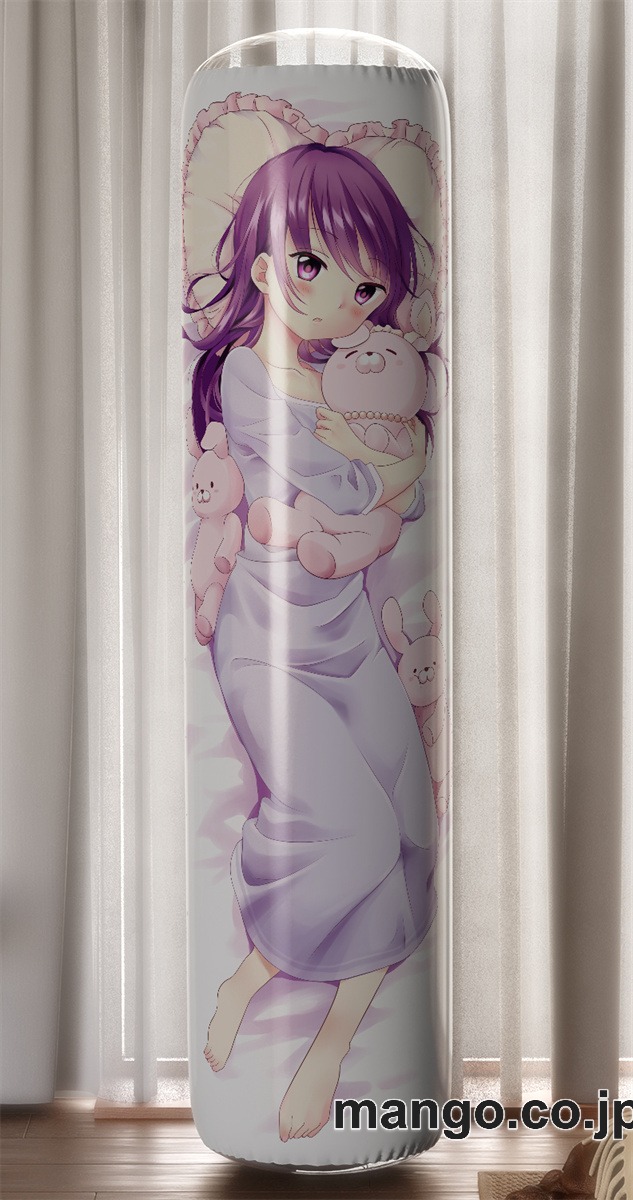 【おきあがりこぼし】アニメ キャラクター 等身大 PVC バランスクッション【こみっくがーるず】小夢＆琉姫 PVC製 キャラクターグッズ コレクション用 2