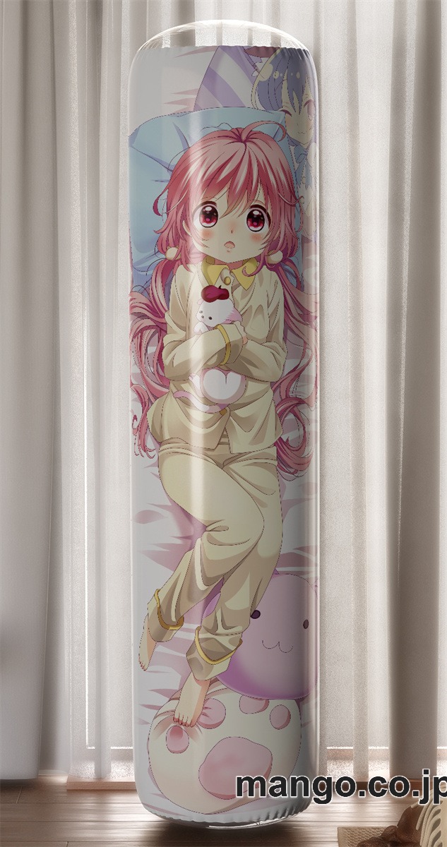 【おきあがりこぼし】アニメ キャラクター 等身大 PVC バランスクッション【こみっくがーるず】かおす＆翼 PVC製 キャラクターグッズ コレクション用