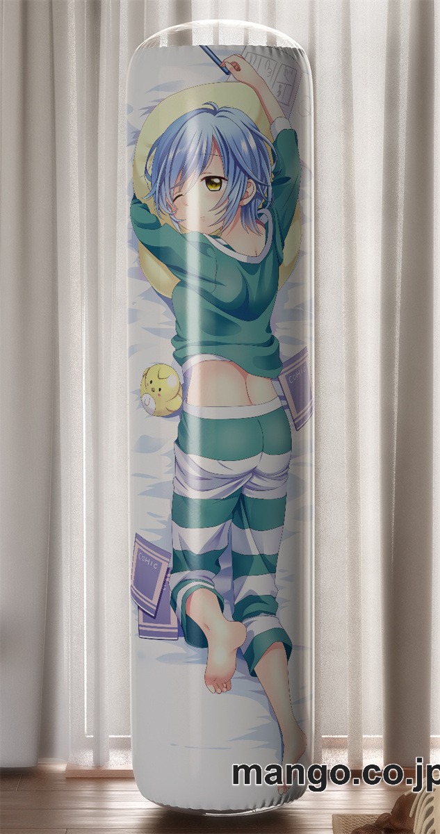 【おきあがりこぼし】アニメ キャラクター 等身大 PVC バランスクッション【こみっくがーるず】かおす＆翼 PVC製 キャラクターグッズ コレクション用 2