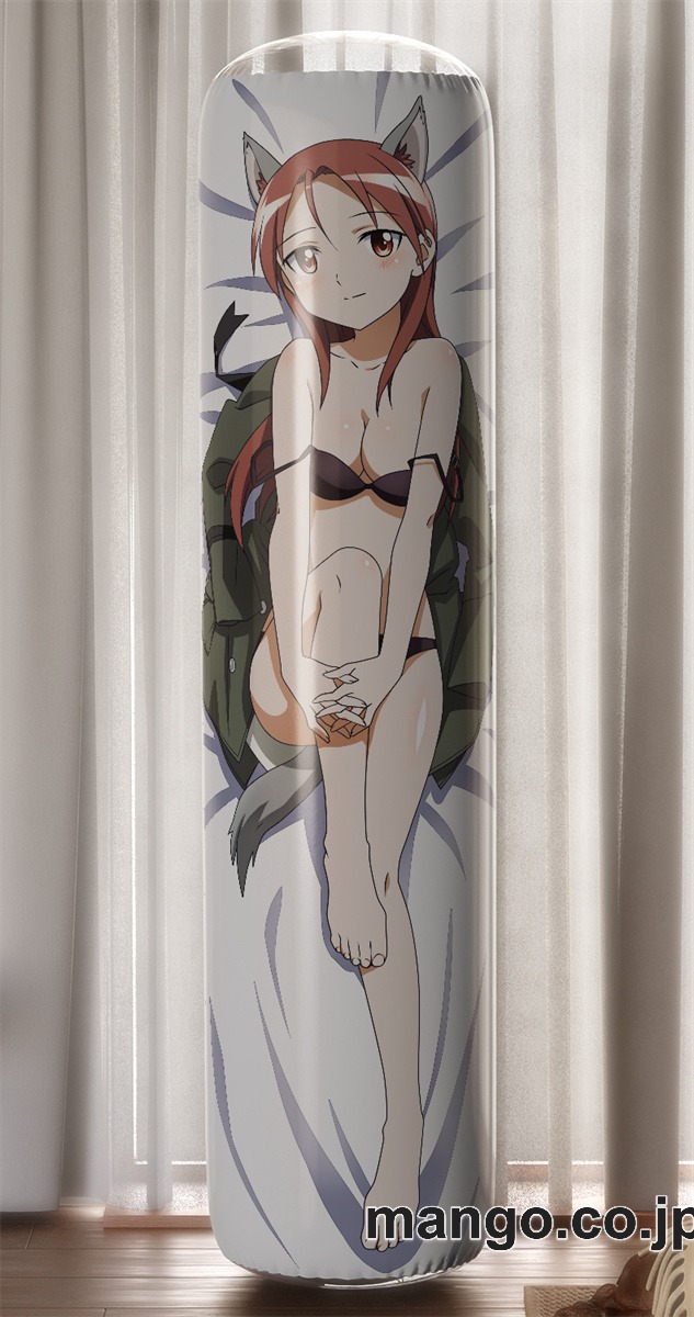 【おきあがりこぼし】アニメ キャラクター 等身大 PVC バランスクッション【ストライクウィッチーズ】（ミーナ） PVC製 キャラクターグッズ コレクション用