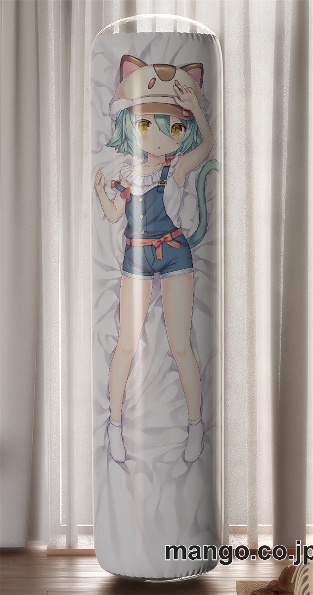 【おきあがりこぼし】アニメ キャラクター 等身大 PVC バランスクッション【ネコぱら】描き下ろし カカオ PVC製 キャラクターグッズ コレクション用