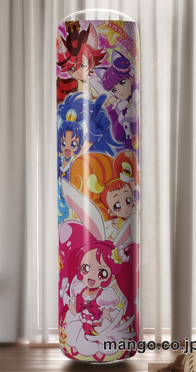 【おきあがりこぼし】アニメ キャラクター 等身大 PVC バランスクッションキラキラ☆プリキュアアラモード PVC製 キャラクターグッズ コレクション用 2