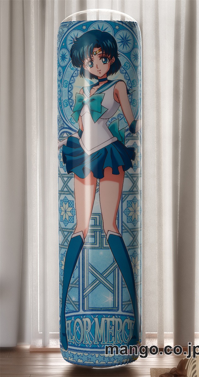 【おきあがりこぼし】アニメ キャラクター 等身大 PVC バランスクッション【美少女戦士セーラームーン】月野うさぎ&水野亜美 PVC製 キャラクターグッズ コレクション用 2
