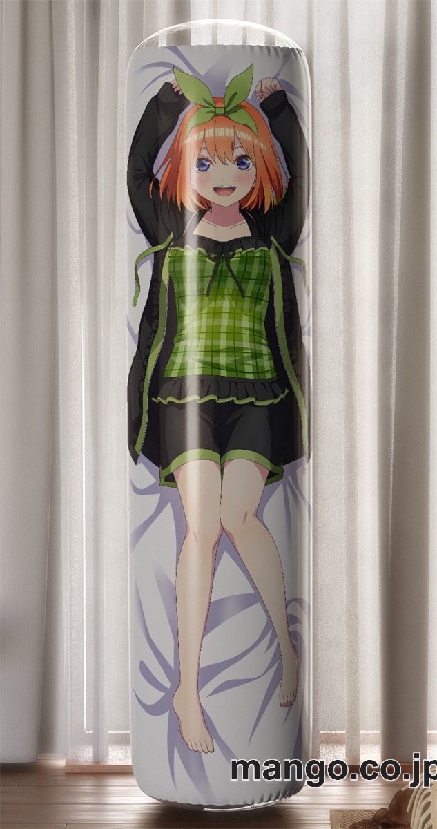 【おきあがりこぼし】アニメ キャラクター 等身大 PVC バランスクッション【五等分の花嫁】中野四葉 PVC製 キャラクターグッズ コレクション用