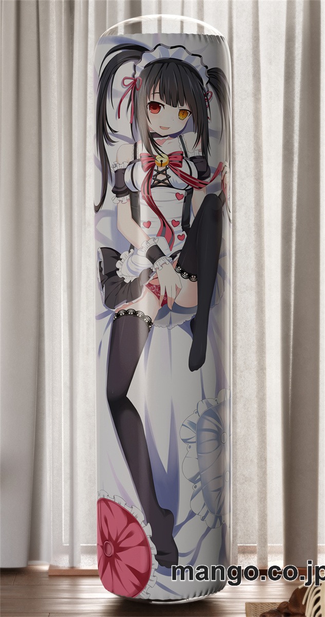 【おきあがりこぼし】アニメ キャラクター 等身大 PVC バランスクッション【時崎】狂三 PVC製 キャラクターグッズ コレクション用