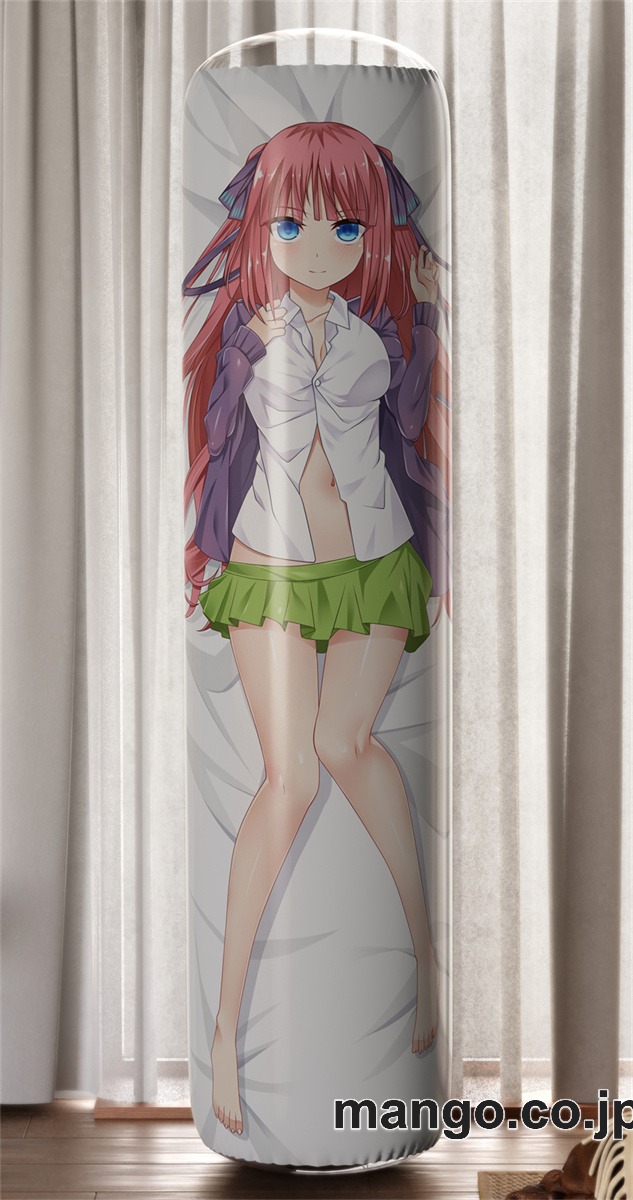 【おきあがりこぼし】アニメ キャラクター 等身大 PVC バランスクッション【五等分の花嫁】中野二乃 PVC製 キャラクターグッズ コレクション用