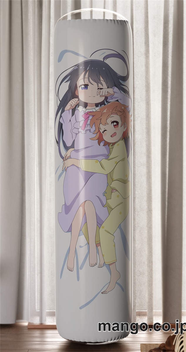 【おきあがりこぼし】アニメ キャラクター 等身大 PVC バランスクッション【私に天使が舞い降りた！】白咲花＆星野ひなた PVC製 キャラクターグッズ コレクション用