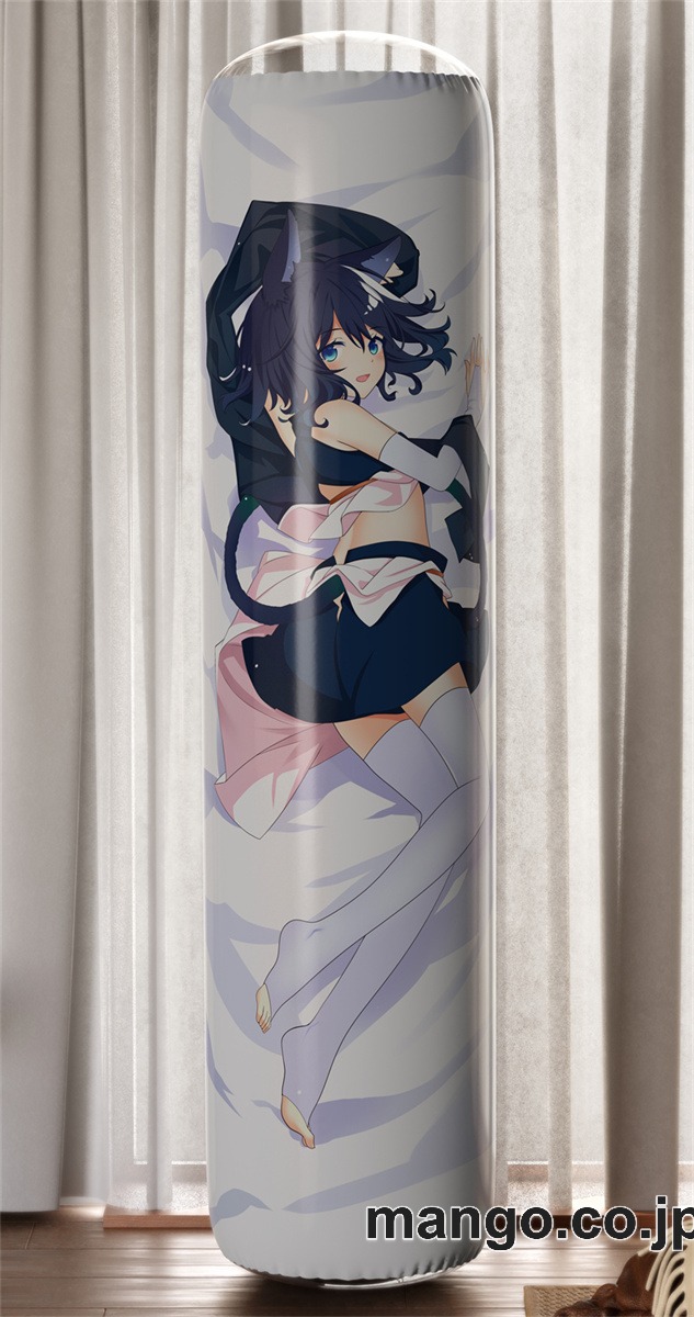 【おきあがりこぼし】アニメ キャラクター 等身大 PVC バランスクッション【転生したら剣でした】るろお 描き下ろし フラン PVC製 キャラクターグッズ コレクション用 2