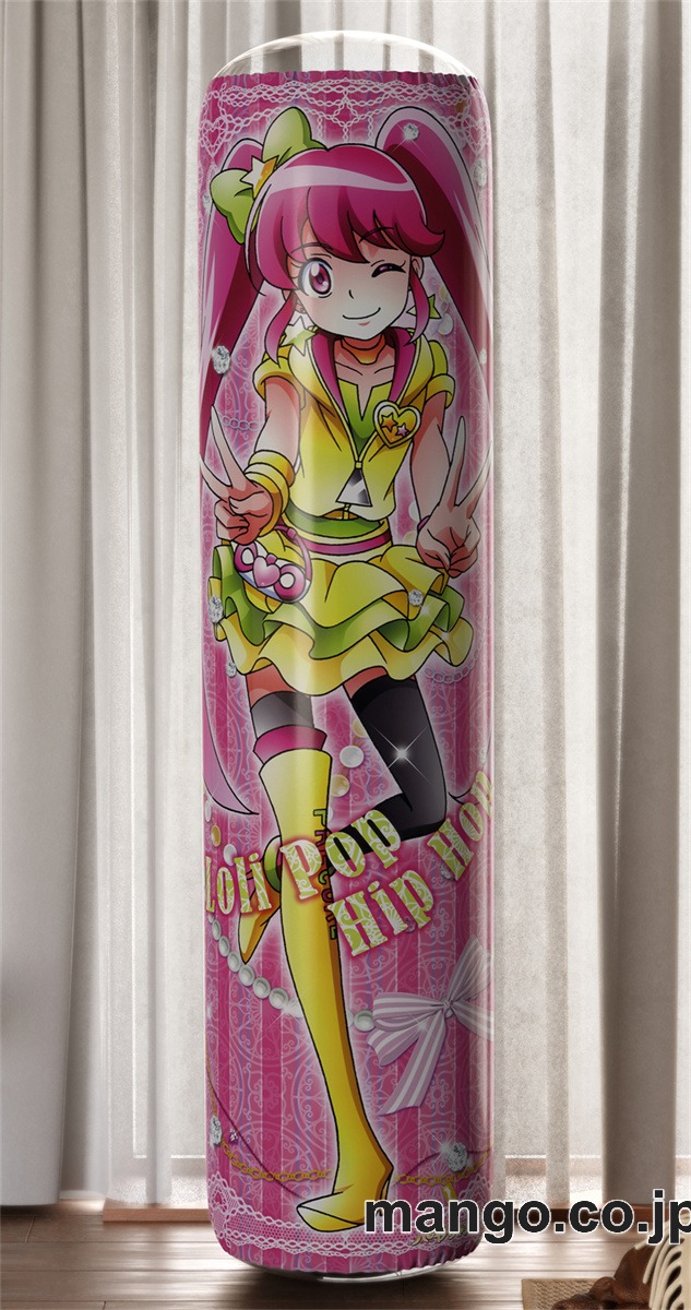 【おきあがりこぼし】アニメ キャラクター 等身大 PVC バランスクッションハピネスチャージプリキュア！大森ゆうこ&愛乃めぐみ PVC製 キャラクターグッズ コレクション用 2