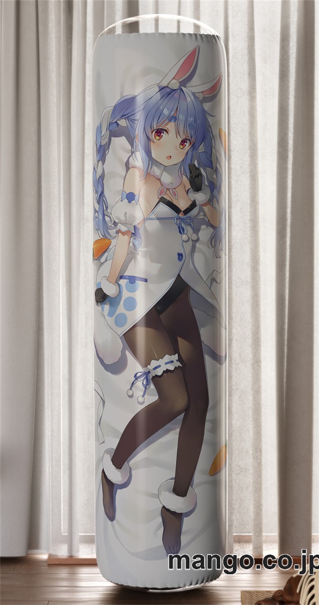 【おきあがりこぼし】アニメ キャラクター 等身大 PVC バランスクッション【バーチャルYoutuber】憂姫はぐれ先生描き下ろし 兎田ぺこら PVC製 キャラクターグッズ コレクション用
