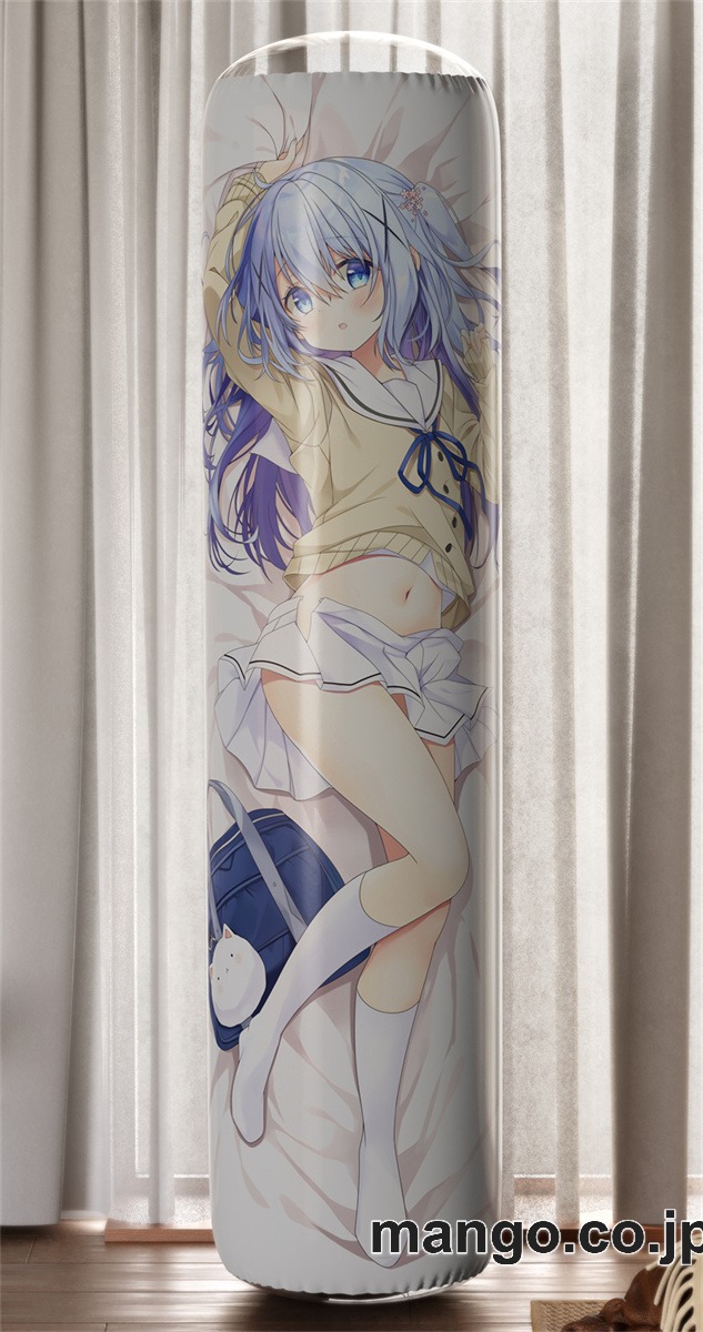【おきあがりこぼし】アニメ キャラクター 等身大 PVC バランスクッション【ご注文はうさぎですか？】チノちゃん PVC製 キャラクターグッズ コレクション用 2