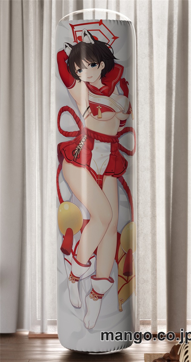 【おきあがりこぼし】アニメ キャラクター 等身大 PVC バランスクッション【ブルーアーカイブ】ツバキちゃん PVC製 キャラクターグッズ コレクション用