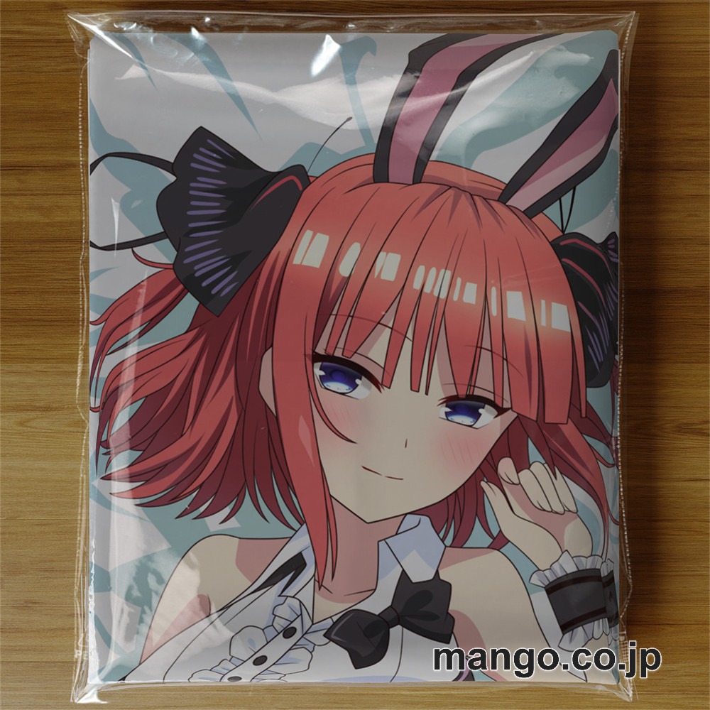 【おきあがりこぼし】アニメ キャラクター 等身大 PVC バランスクッション【五等分の花嫁】バニーガール 中野二乃 PVC製 キャラクターグッズ コレクション用 3