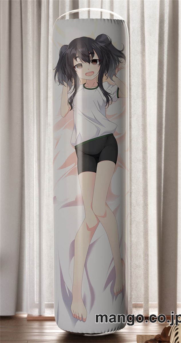 【おきあがりこぼし】アニメ キャラクター 等身大 PVC バランスクッション【艦隊これくしょん】「天津風&時津風」〜スパッツ体操服モード PVC製 キャラクターグッズ コレクション用 2