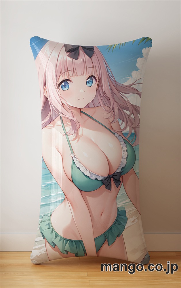 抱き枕カバー  オリジナル   アニメ キャラクター 【かぐや様は告らせたい】藤原千花 小型クッション キャラクターグッズ PVC製 コレクション用