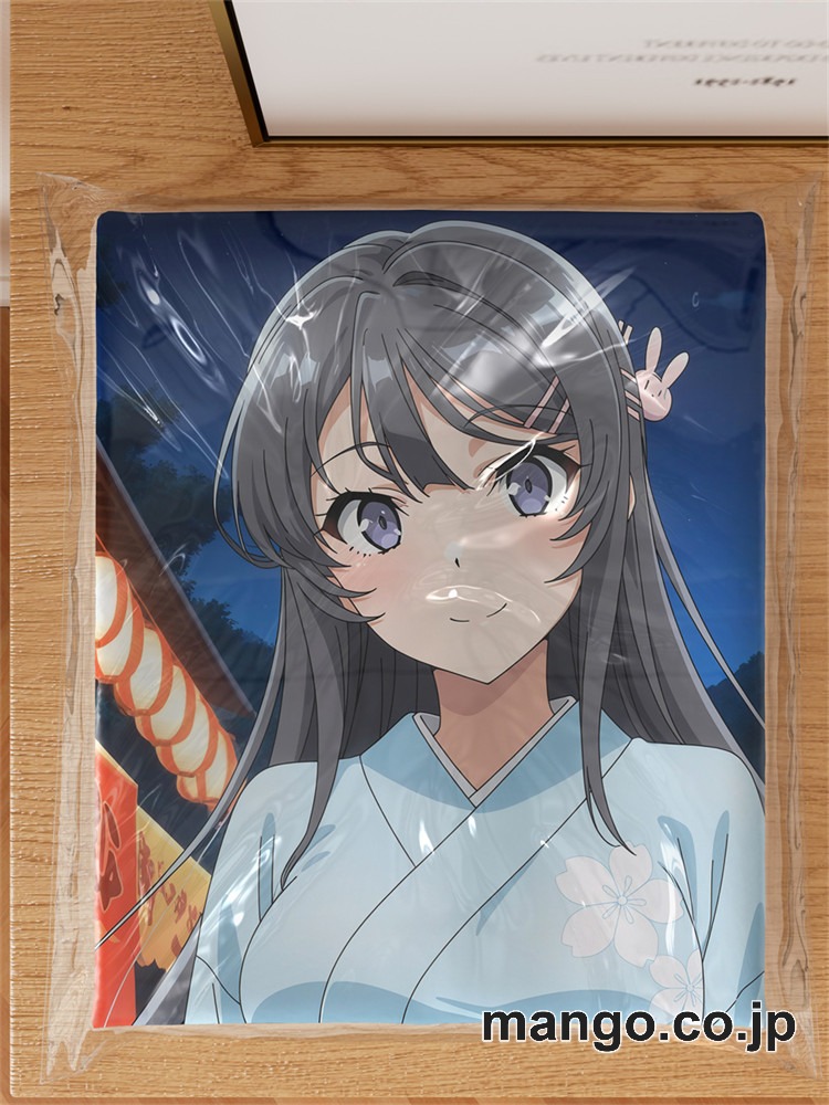 抱き枕カバー  オリジナル   アニメ キャラクター 【青春ブタ野郎シリーズ】桜島麻衣 小型クッション キャラクターグッズ PVC製 コレクション用 3