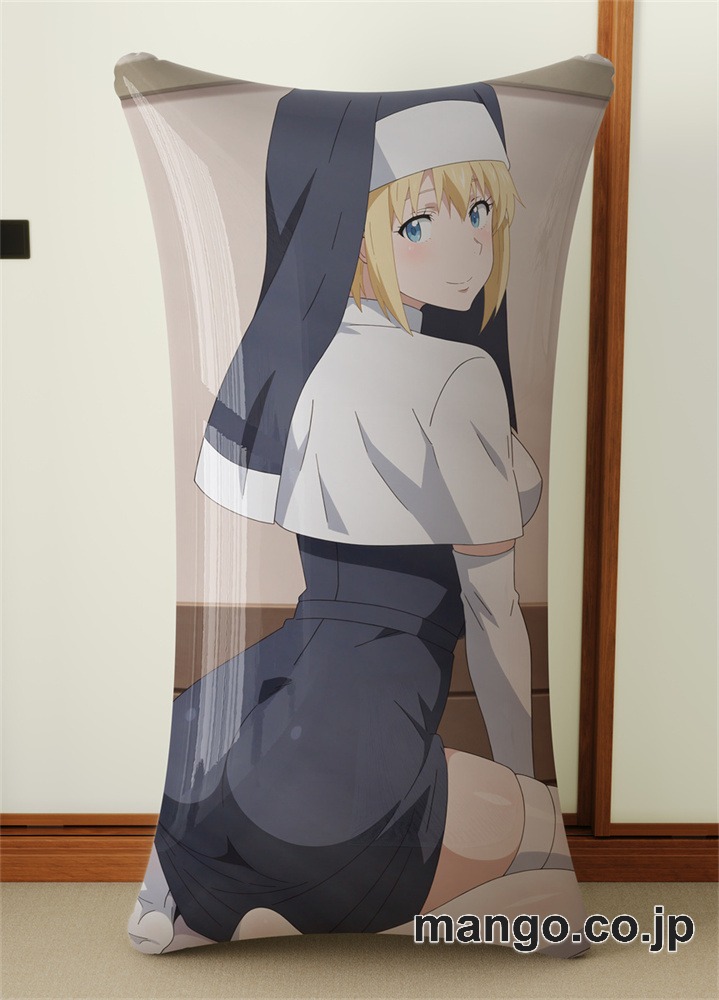 抱き枕カバー  オリジナル   アニメ キャラクター 【炎炎ノ消防隊】シスター・アイリス 小型クッション キャラクターグッズ PVC製 コレクション用 2