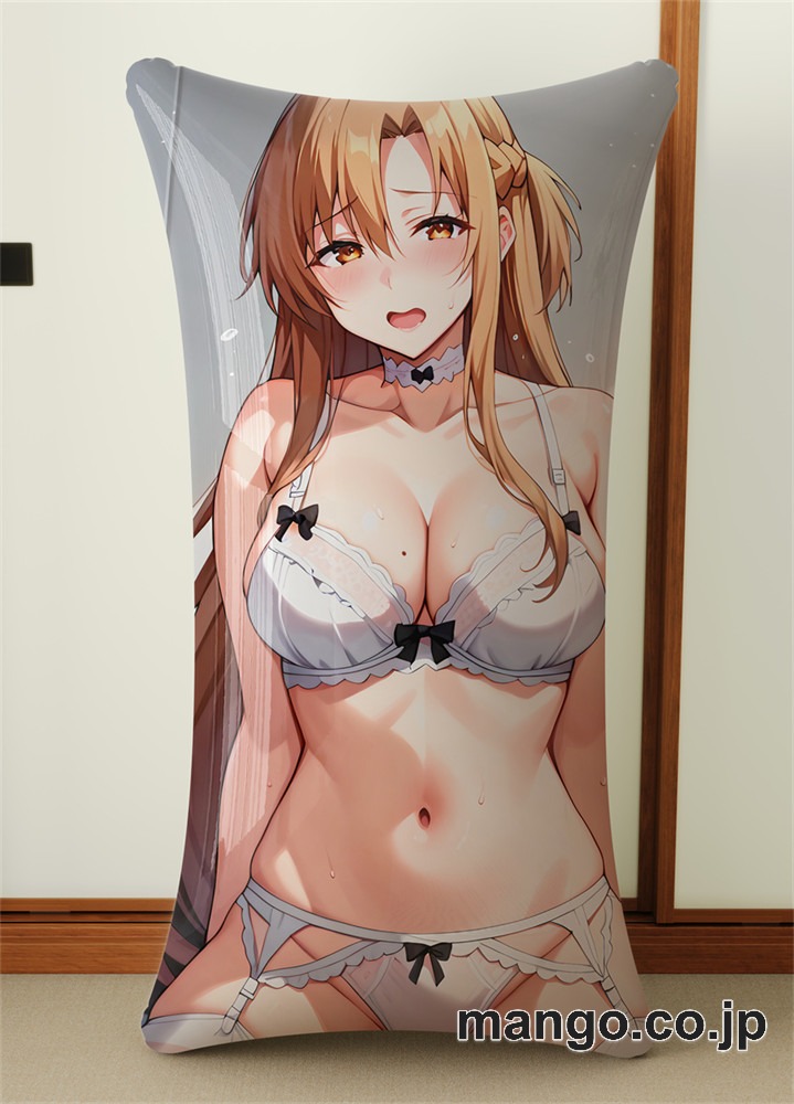 抱き枕カバー  オリジナル   アニメ キャラクター 【SAO】アスナ 小型クッション キャラクターグッズ PVC製 コレクション用 2
